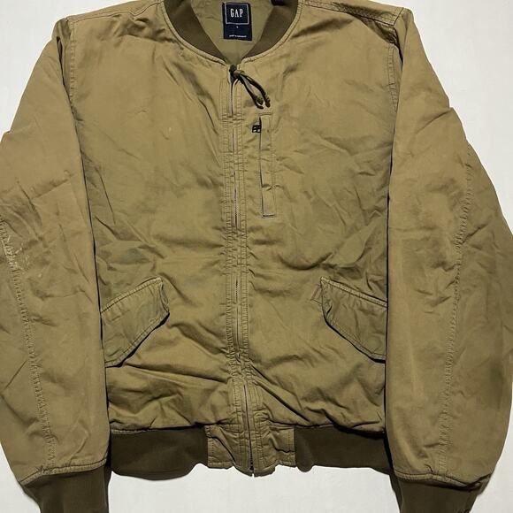 Gap Army Military Cargo Style Jacket Size Large - Picture 2 of 8
